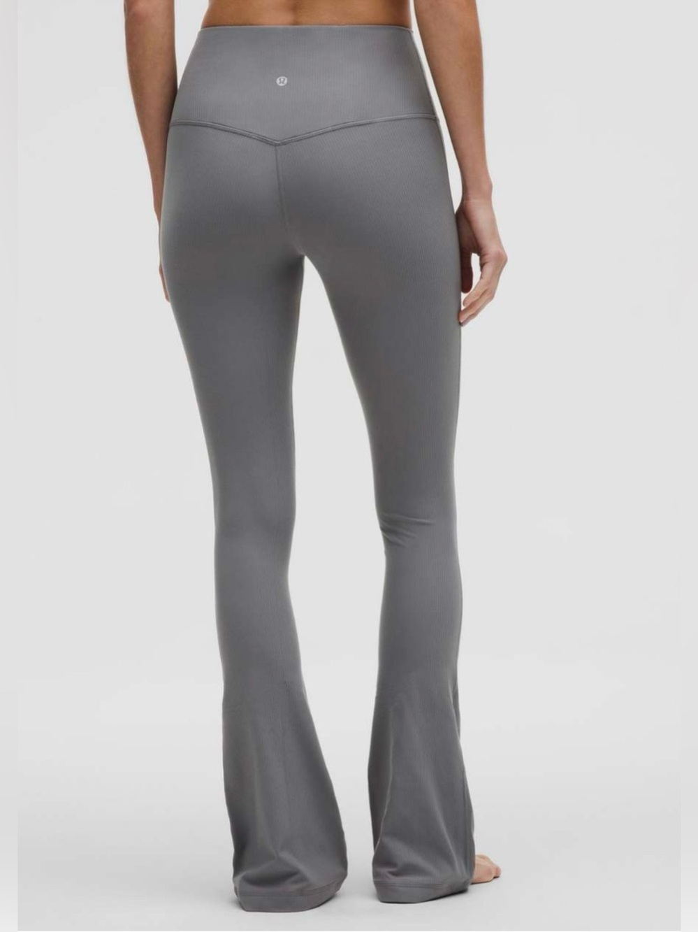 Lululemon Align high - rise ribeed mini flare pant regular slate size 6